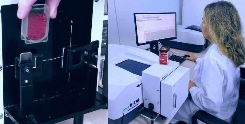 Medición del color del pimentón con espectrofotómetro