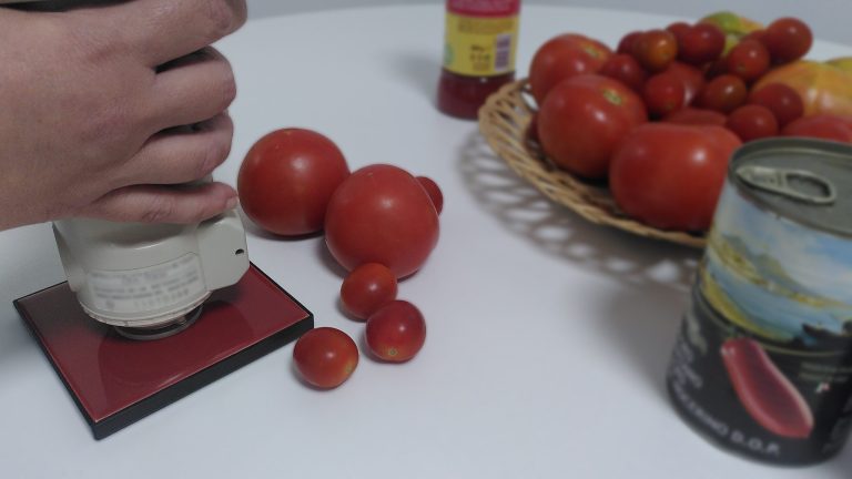 Medición del color del tomate