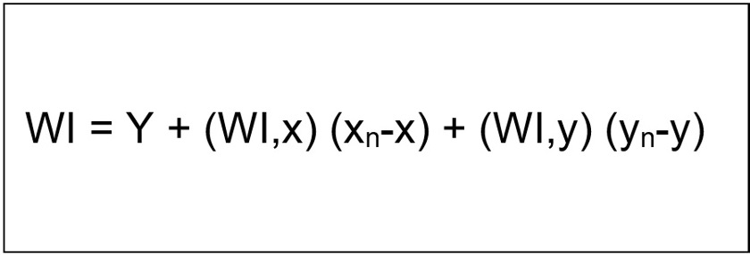 formula indice de blancura