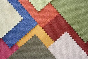Muestras de telas de colores