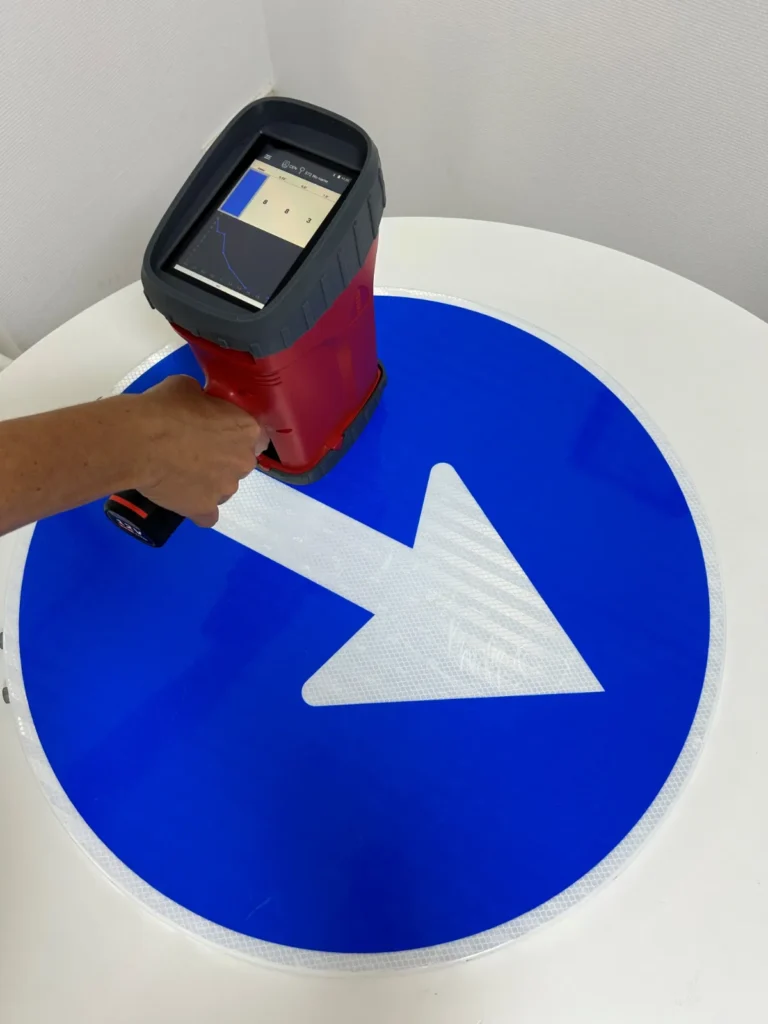 Calibración de retrorreflectómetro